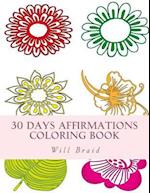 30 Days Affirmations Coloring Book