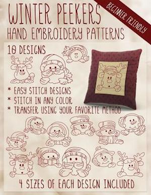 Winter Peekers Hand Embroidery Patterns