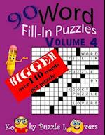 Word Fill-In Puzzles, Over 140 Words Per Puzzles