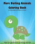 More Darling Animals Coloring Book