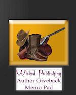 Wicked Publishing Author Giveback Memo Pad