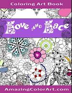 Love and Lace Coloring Art Book