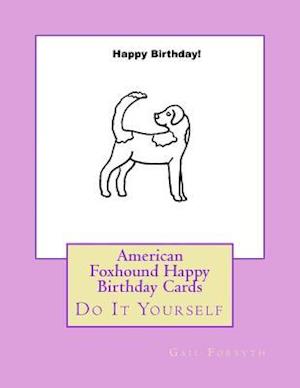 American Foxhound Happy Birthday Cards