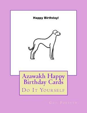 Azawakh Happy Birthday Cards