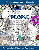 Just People - Coloring Art Book