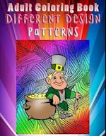 Adult Coloring Book Different Design Patterns