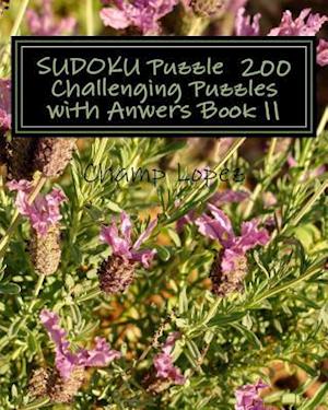 Sudoku Puzzle 200 Challenging Puzzles with Anwers Book 11