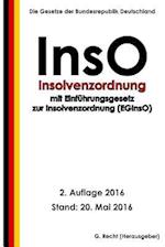 Insolvenzordnung (Inso) Mit Eginso, 2. Auflage 2016
