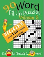 Word Fill-In, 90 Puzzles