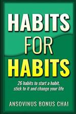 Habits for Habits