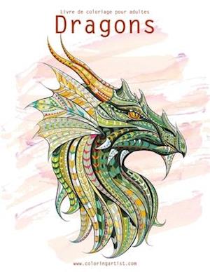 Livre de Coloriage Pour Adultes Dragons 1 & 2