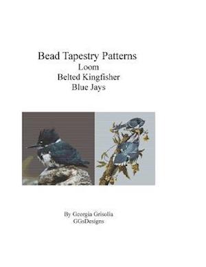 Bead Tapestry Patterns Loom Belted Kingfisher Blue Jays