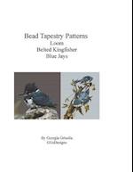 Bead Tapestry Patterns Loom Belted Kingfisher Blue Jays