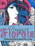 Feminine Florals Coloring Book