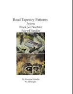 Bead Tapestry Patterns Peyote Blackpoll Warbler Pair of Bandits