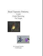 Bead Tapestry Patterns Loom Cedar Waxwing on Target