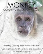 Monkey Coloring Book for Adults