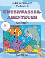 Unterwasserabenteuer Malbuch