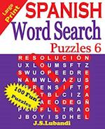 Large Print Spanish Word Search Puzzles 6