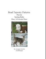 Bead Tapestry Patterns Peyote Spring Baby Doe, a Female Deer