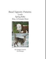 Bead Tapestry Patterns Loom Spring Baby Doe, a Female Deer