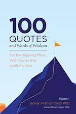 100 Quotes and Words of Wisdom