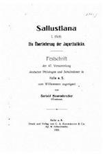 Sallustiana, 1 Heft, Die Überlieferung Der Jugurthalücke