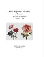 Bead Tapestry Patterns Loom Antique anemone dream rose