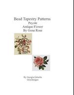Bead Tapestry Patterns Peyote Antique Flower by Gone Rose