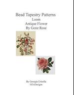 Bead Tapestry Patterns Loom Antique Flower by Gone Rose