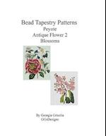 Bead Tapestry Patterns Peyote Antique Flower 2 Blossoms