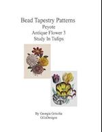 Bead Tapestry Patterns Peyote Antique Flower 3 Study in Tulips