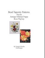 Bead Tapestry Patterns Peyote Antique Oriental Poppy Rose Playboy