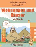 Wohnungen Und Hauser Malbuch