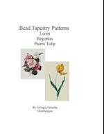 Beadtapestry Patterns Loom Begonias by Augusta Innes Baker Withers Parrot Tulip