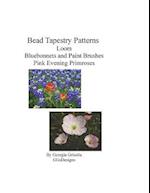Bead Tapestry Patterns Loom Bluebonnets and Paint Brushes Pink Evening Primroses