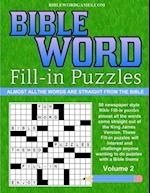 Bible Word Fill-in Puzzles Volume 2