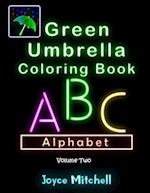 Green Umbrella Coloring Book for Kids