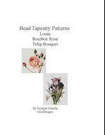 Bead Tapestry Patterns Loom Bourbon Rose Tulip Bouquet
