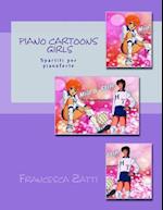 Piano Cartoons Girls