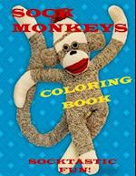 Sock Monkeys Coloring Book