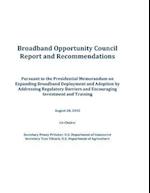 Broadband Opportunity Council Report and Recommendations