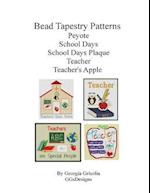 Bead Tapestry Patterns Peyote School Days School Days Plaque Teacher Teacher's Apple