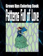 Grown Ups Coloring Book Patterns Full of Love Mandalas