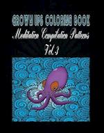 Grown Ups Coloring Book Meditation Compilation Patterns Vol. 3 Mandalas