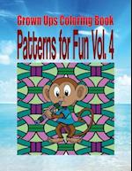 Grown Ups Coloring Book Patterns for Fun Vol. 4 Mandalas