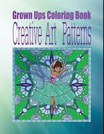 Grown Ups Coloring Book Creative Art Patterns Mandalas