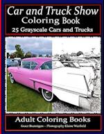 Car and Truck Show Coloring Book 25 Grayscale Cars and Trucks