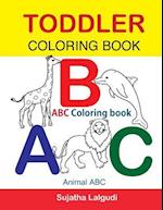 Toddler Coloring Book. ABC Coloring book