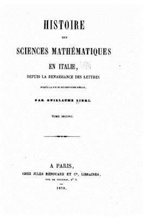 Histoire Des Sciences Mathematique En Italie